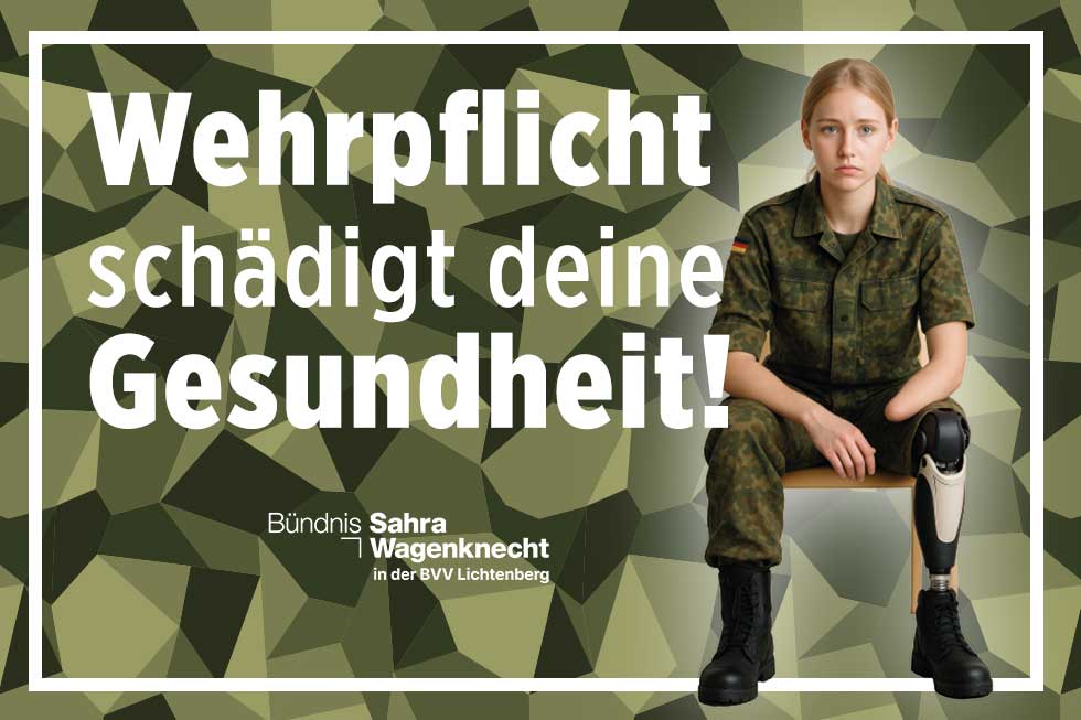 Nein zum Kriegsdienst – Mustertext gegen Datenweitergabe