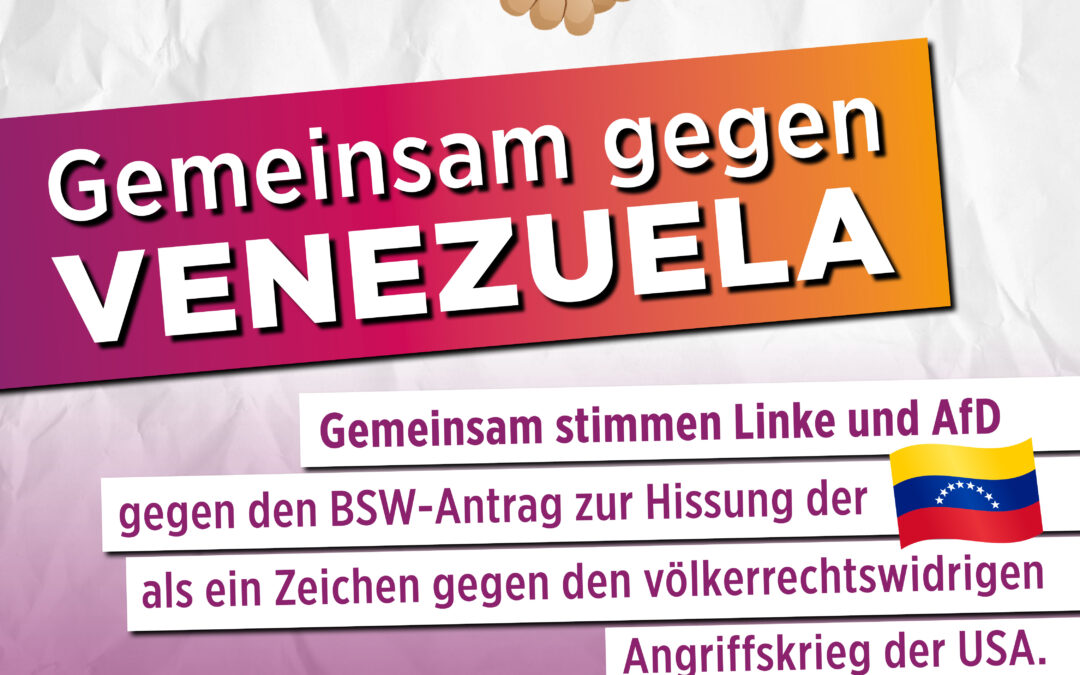 Linke stimmen gemeinsam mit AfD