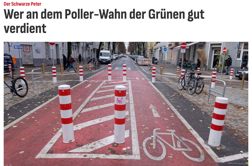 Pollerwahn in Lichtenberg. Was kosten die Gutachten den Steuerzahler?